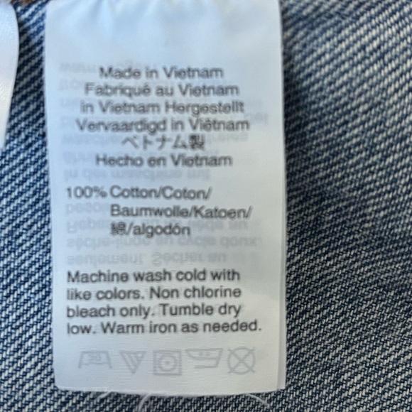 J Crew Classic Women’s Cotton Denim Jean Jacket Size XXS - Picture 4 of 7